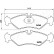 Brake Pad Set, disc brake PP-0521AF Japanparts, Thumbnail 2