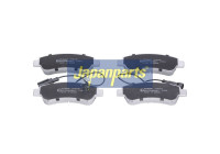 Brake Pad Set, disc brake PP-0609AF Japanparts