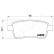 Brake Pad Set, disc brake PP-0703AF Japanparts, Thumbnail 2