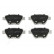 Brake Pad Set, disc brake PP-0902AF Japanparts