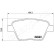 Brake Pad Set, disc brake PP-0902AF Japanparts, Thumbnail 2