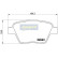 Brake Pad Set, disc brake PP-0902AF Japanparts, Thumbnail 2