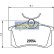 Brake Pad Set, disc brake PP-0903AF Japanparts, Thumbnail 2