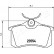 Brake Pad Set, disc brake PP-0903AF Japanparts, Thumbnail 2