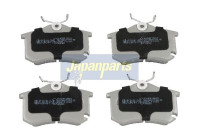 Brake Pad Set, disc brake PP-0903AF Japanparts