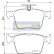 Brake Pad Set, disc brake PP-0906AF Japanparts, Thumbnail 2
