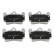 Brake Pad Set, disc brake PP-0918AF Japanparts