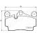 Brake Pad Set, disc brake PP-0918AF Japanparts, Thumbnail 2