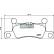 Brake Pad Set, disc brake PP-0925AF Japanparts, Thumbnail 2