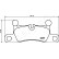 Brake Pad Set, disc brake PP-0925AF Japanparts, Thumbnail 2