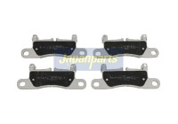 Brake Pad Set, disc brake PP-0925AF Japanparts