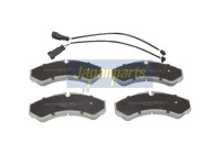 Brake Pad Set, disc brake PP-100AF Japanparts