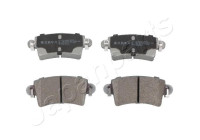 Brake Pad Set, disc brake PP-102AF Japanparts