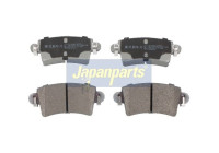 Brake Pad Set, disc brake PP-102AF Japanparts