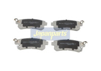 Brake Pad Set, disc brake PP-104AF Japanparts