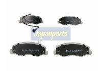Brake Pad Set, disc brake PP-106AF Japanparts