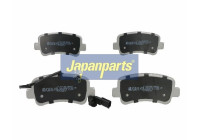 Brake Pad Set, disc brake PP-108AF Japanparts