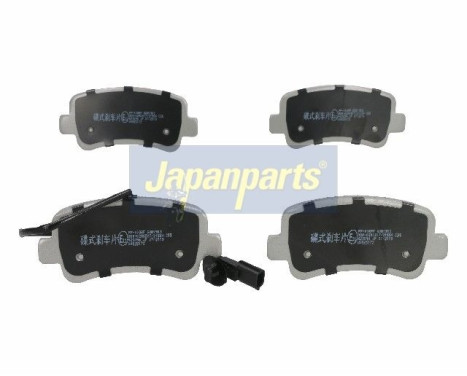 Brake Pad Set, disc brake PP-108AF Japanparts