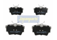 Brake Pad Set, disc brake PP-109AF Japanparts