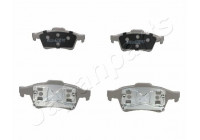 Brake Pad Set, disc brake PP-138AF Japanparts