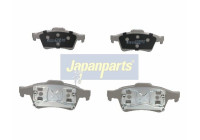 Brake Pad Set, disc brake PP-138AF Japanparts