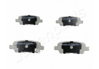 Brake Pad Set, disc brake PP-154AF Japanparts