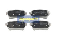 Brake Pad Set, disc brake PP-2004AF Japanparts