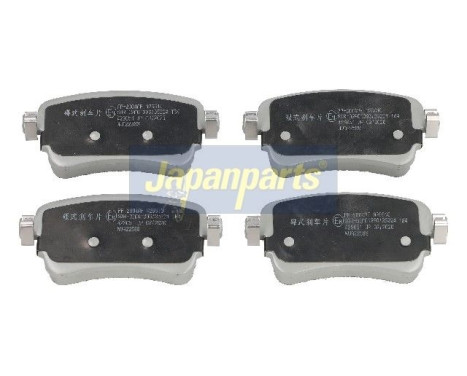 Brake Pad Set, disc brake PP-2004AF Japanparts