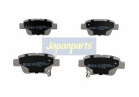 Brake Pad Set, disc brake PP-200AF Japanparts
