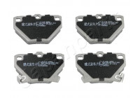 Brake Pad Set, disc brake PP-203AF Japanparts