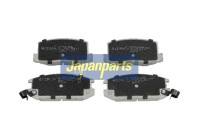 Brake Pad Set, disc brake PP-204AF Japanparts