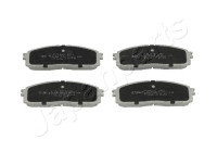 Brake Pad Set, disc brake PP-206AF Japanparts