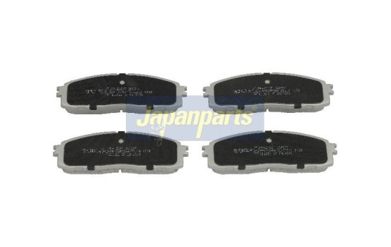 Brake Pad Set, disc brake PP-206AF Japanparts