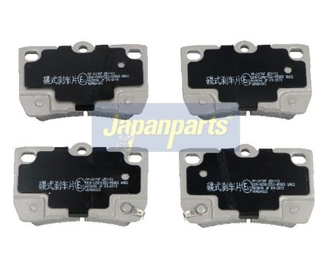 Brake Pad Set, disc brake PP-217AF Japanparts