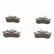 Brake Pad Set, disc brake PP-219AF Japanparts, Thumbnail 2