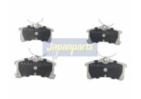 Brake Pad Set, disc brake PP-219AF Japanparts