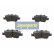 Brake Pad Set, disc brake PP-220AF Japanparts, Thumbnail 2
