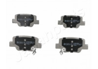 Brake Pad Set, disc brake PP-224AF Japanparts