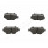 Brake Pad Set, disc brake PP-224AF Japanparts, Thumbnail 2