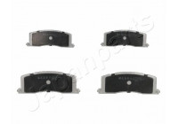 Brake Pad Set, disc brake PP-262AF Japanparts