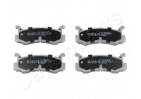 Brake Pad Set, disc brake PP-303AF Japanparts