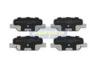 Brake Pad Set, disc brake PP-315AF Japanparts