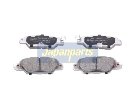 Brake Pad Set, disc brake PP-318AF Japanparts
