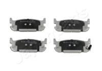 Brake Pad Set, disc brake PP-345AF Japanparts