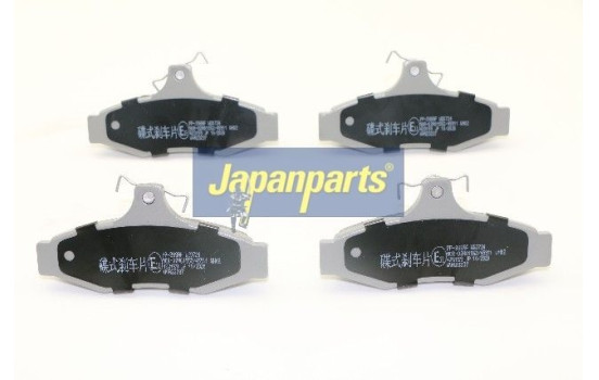 Brake Pad Set, disc brake PP-398AF Japanparts