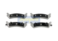 Brake Pad Set, disc brake PP-399AF Japanparts