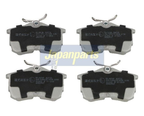 Brake Pad Set, disc brake PP-407AF Japanparts