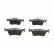 Brake Pad Set, disc brake PP-415AF Japanparts