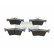 Brake Pad Set, disc brake PP-415AF Japanparts