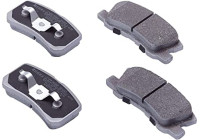 Brake Pad Set, disc brake PP-505AF Japanparts